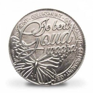 Geluksmuntje Je bent goud waard