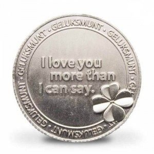 Geluksmuntje I love you